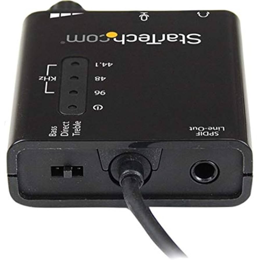 (未使用･未開封品)　StarTech.com USB - DACヘッドホンアンプ S/PDIF対応 96kHz/24bit 2x 3.5mmミニジャック 1x 3.5mmトスリンク丸型コネクタ ICUSBAUDIO2D vf3p617 41FILr8F92L._UF894,1000_QL80_.jpg